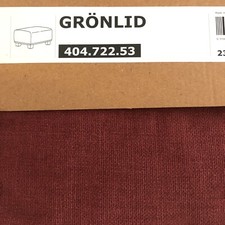 IKEA Grönlid Bezug für Hocker klein Schemel Ljungen hellrot 404.722.53 NEU OVP