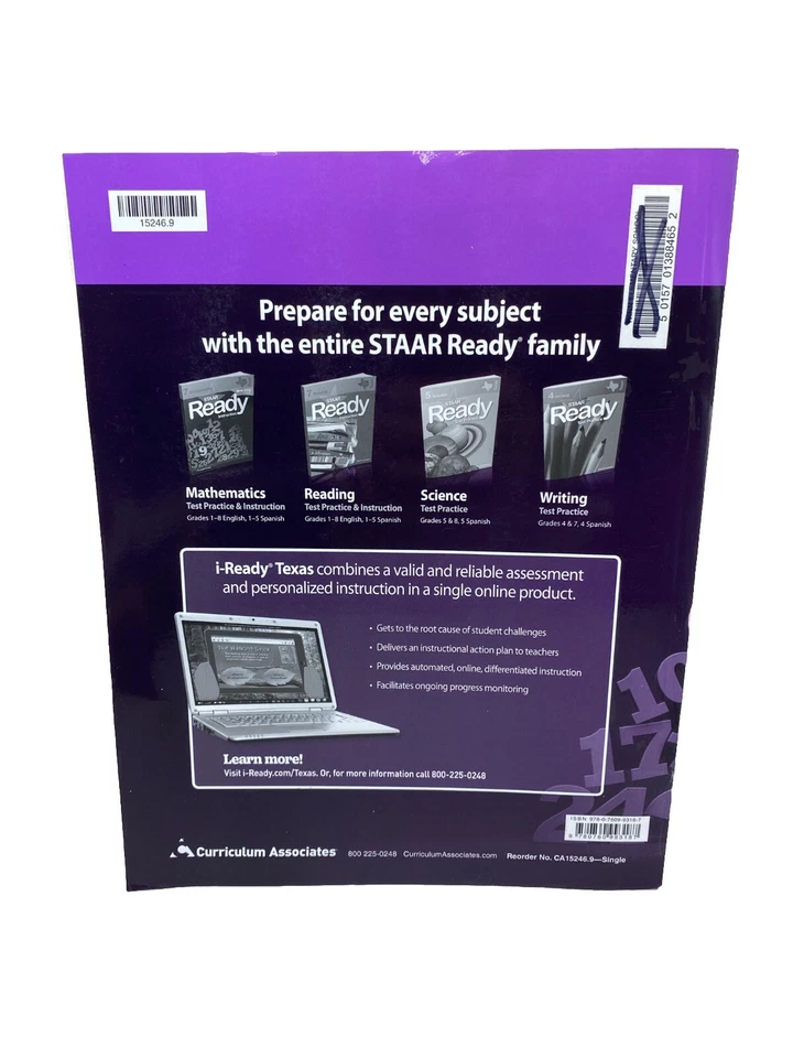 STAAR Ready Instruction -Mathematics 4 - Teacher Guide - Texas Edition Book - Image 4 of 4