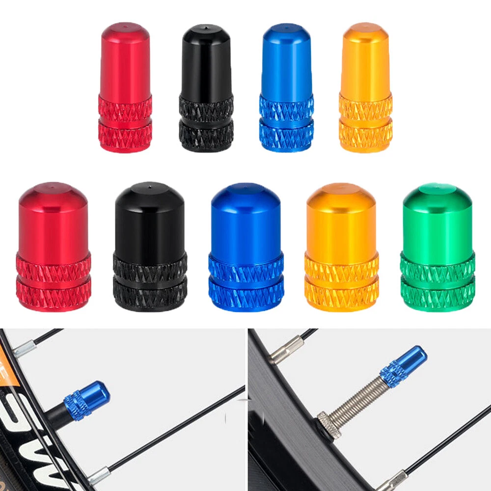 Alloy Road Bicycle Tyre Air Caps Valve Cap Schrader Valve Presta