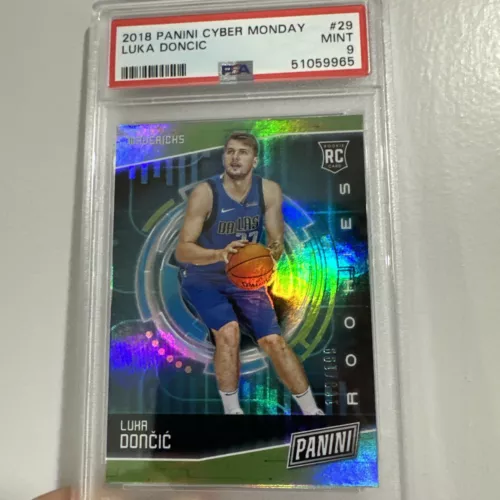 2018 Panini Luka Doncic RC Rookie Cyber Monday 168/199 PSA 9 Dallas Mavericks!  
