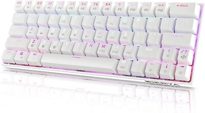 DK63E Dierya 60% Mechanische Gaming Tastatur True RGB Hintergrundbeleuchtung Bluetooth 5