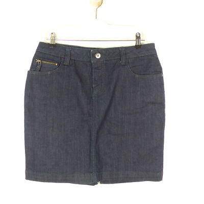 Esprit skirt denim skirt mini skirt blue denim size 38 M (HG369)