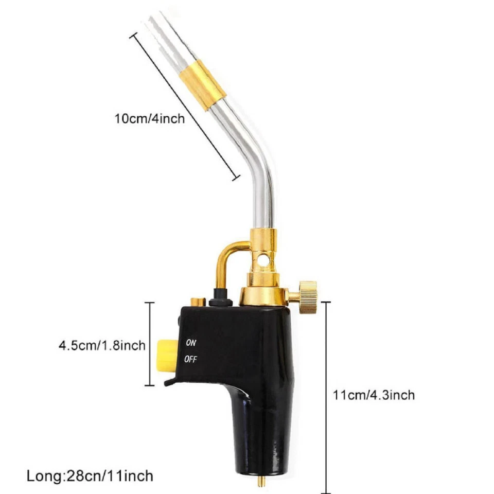 Propane Gas Solderding Brazing Plumbers Tool Gas Torch Mapp Blow Torch Map Tool. - Image 2 of 4