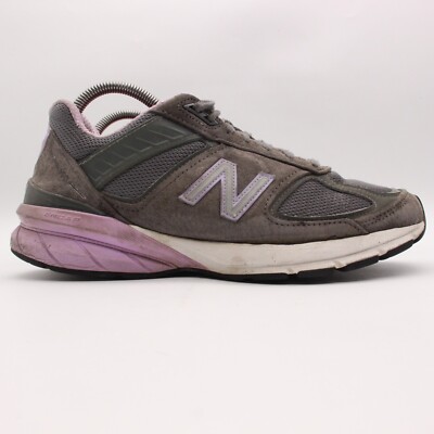 New Balance 990V5 Women s Size 9 D Shoes Gray Purple  W990DV5 Made in USA