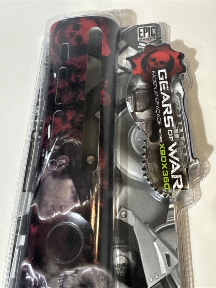 Gears of War Xbox 360 Madcatz Console Skinz Faceplate Novo - Imagem 4 de 4