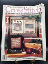 Cross Stitch and Country Crafts Patterns Magazine VTG Sept/Oct 1986