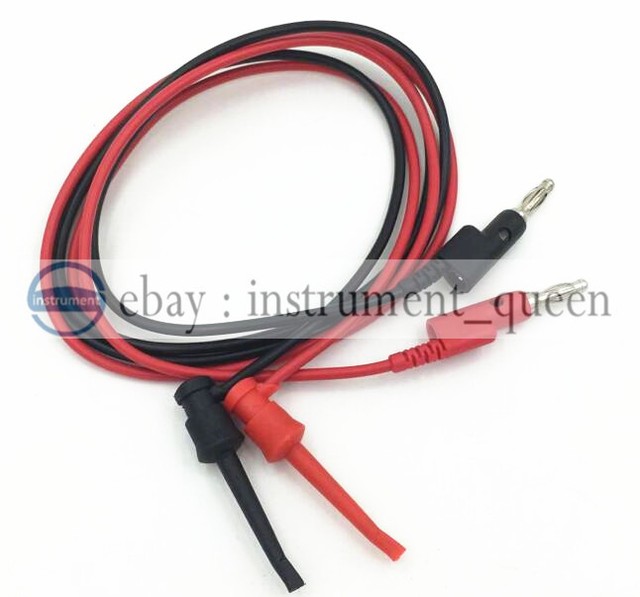 MiniHook Test Lead Set multistacking 4mm banana plugs,Replace Fluke TL940 eBay