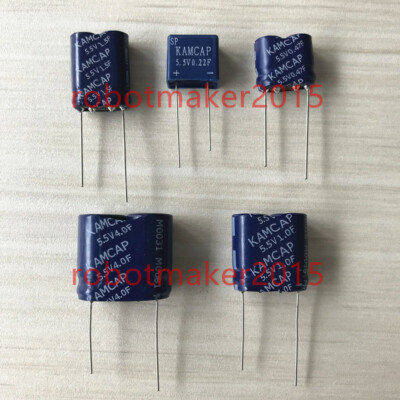 5.5V 0.22F 0.47F 1F 1.5F 4F  Super Farad Capacitor Module Kit Supercapacitor 