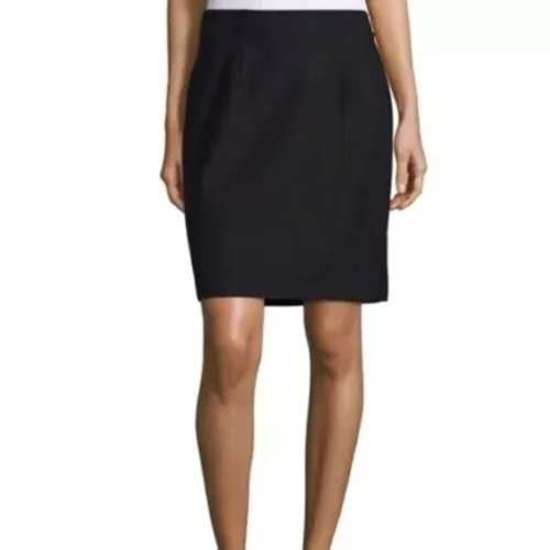 Eileen Fisher Career Stretch Pull On Pencil Mini Skirt XL
