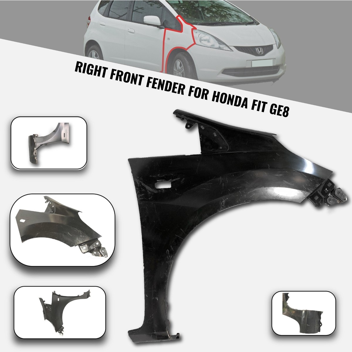 Front Fender Panel RH Right Side Fit For Honda Jazz GE6 GE8 GG3