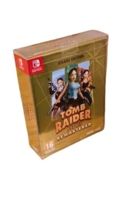 GAMING CAVE Box Protector Switch PS5 Tomb Raider Remastered Deluxe Edition 0.5mm DisplayCase