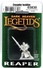 1x CRUSADER JUSTIFIER - BONES REAPER Figurine Miniature Rpg Jdr
