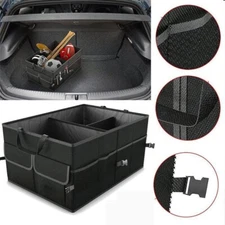 Trunk Organizer Collapsible Cargo Storage Fold Box Bin Bag With Lid for Car SUV