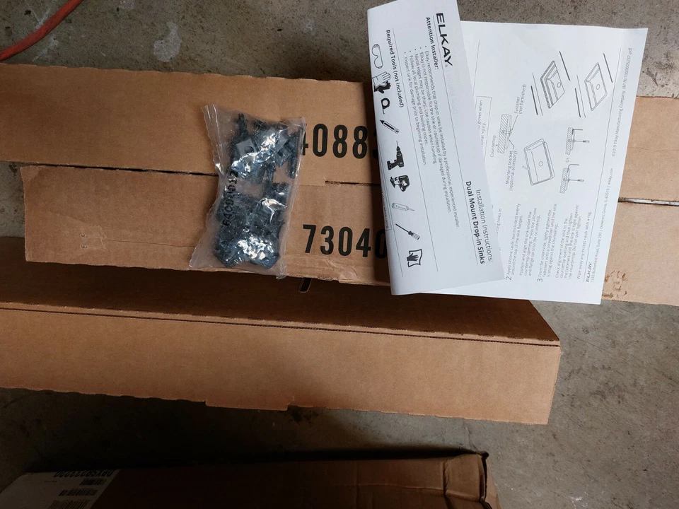 Fregadero de cocina Elkay DPXSR233220 Dayton 22" igual doble cuenco SS, sin orificios para grifo Foto 3 de 4