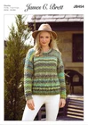 James Brett Knitting Pattern Ladies Marble Chunky Long Sleeve Cable Jumper JB454