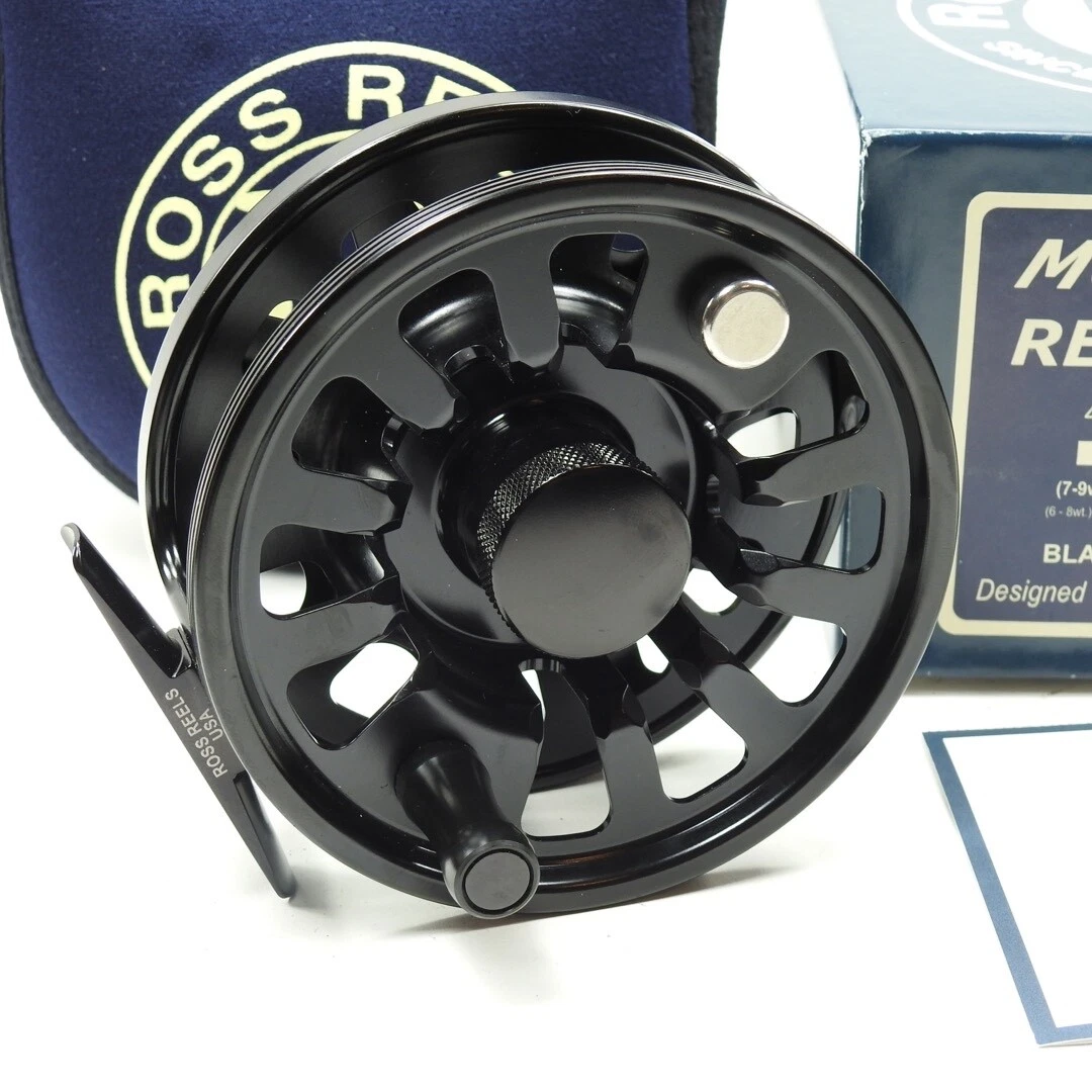 Black Ross Momentum 6 Fly Fishing Reel. Made in USA. W/ Box