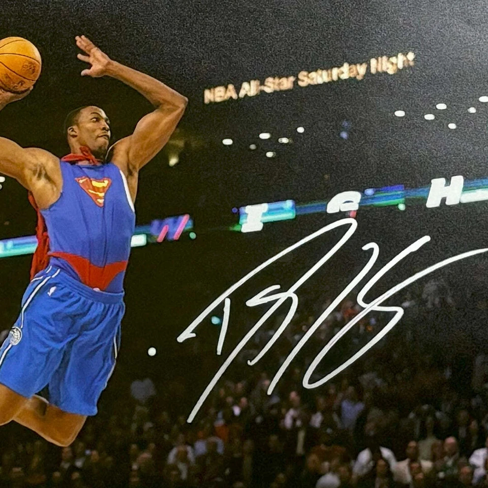 Dwight Howard Signed Superman Framed 11x14 Photo - Image 2 of 4