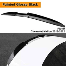 Fit For Chevrolet Malibu Sedan 2016-2024 Rear Trunk Spoiler Wing Glossy Black