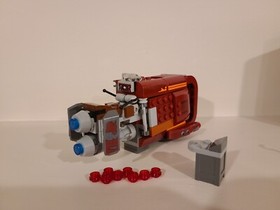 LEGO 75099 Star Wars Rey's Speeder - Complete Set Instructions & Original Box