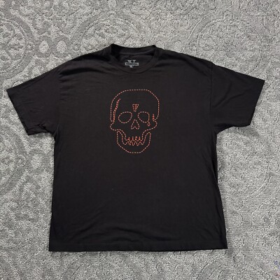 VLONE x Neighborhood Skull Sz XL Shirt Black Red Double Sided | eBay