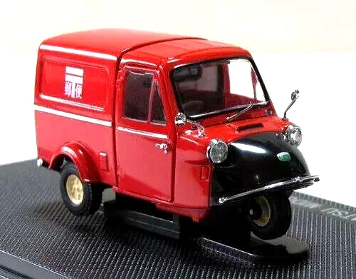 EBBRO 1/43 RESIN DAIHATSU MIDGET 3-WHEELED TRUCK VAN JAPANESE POST JAPAN 1961 - Image 3 of 4