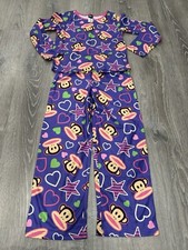 Paul Frank For Target Kids Purple Pajamas Medium Girls D26