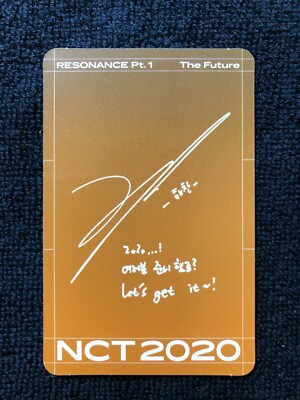 NCT 2020 Resonance Pt.1 Official Photocard Photo card Future