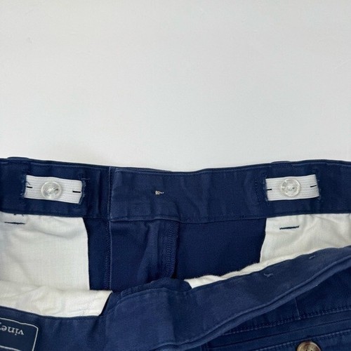 Vineyard Vines Chino Boy's 18 Blue Cotton Straight Adjustment Waist Pants Casual - Picture 3 of 16