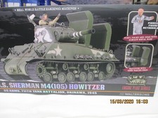 FORCES OF VALOR 1:32 U.S SHERMAN M4(105) HOWITZER HVSS 711 TH TANK BATT OKINAWA