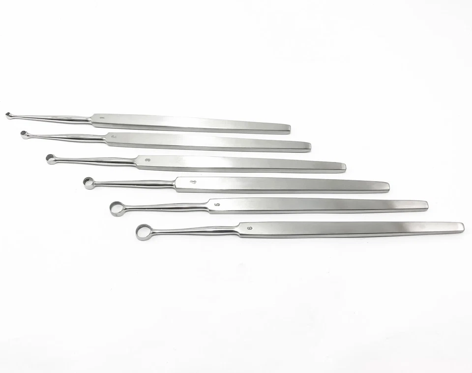 FOX LUPUS Lupuskürette 14cm 1,2,3,4,5,6 mm Haut Kürette Fußpflege - Bild 3 von 4