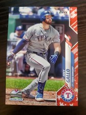 2020 Topps Series 2 Base Independence #415 Joey Gallo #'D /76 Texas Rangers 