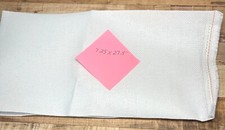 White Aida Cross-Stitch Fabric 7.25" X 27.5" For Embroidery 14 Count