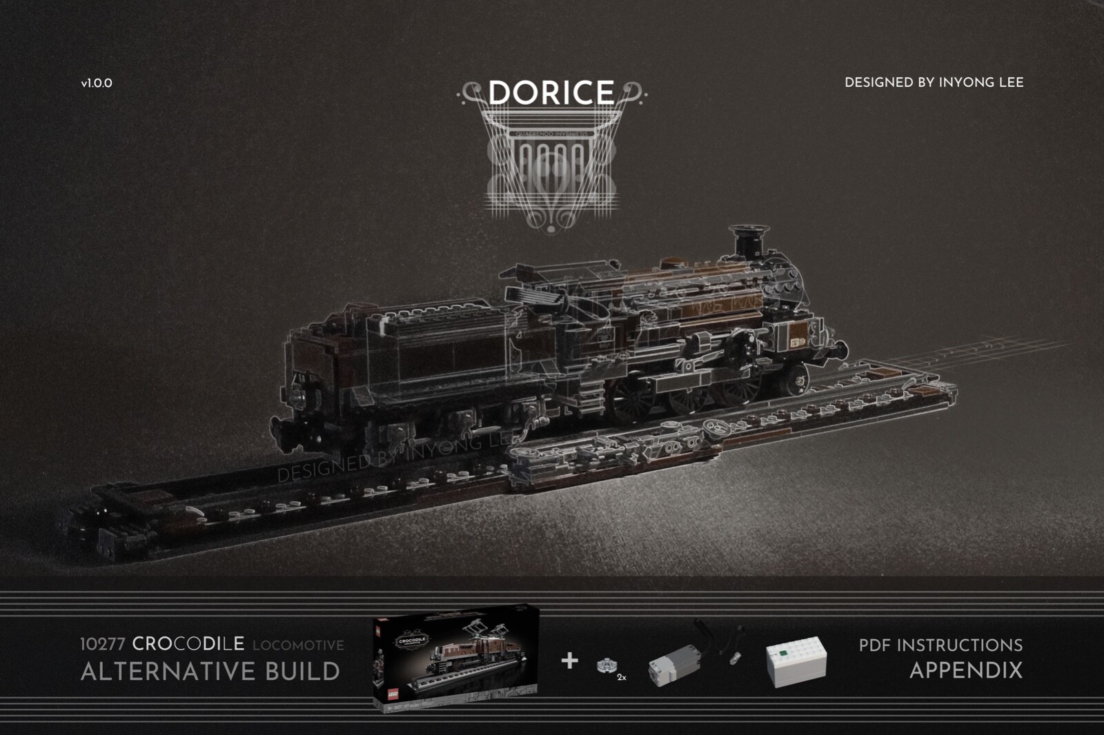 lego crocodile locomotive 10277 instructions