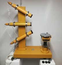 Messen von Kollimatorrohren zur Vermessung von Instrumenten, total station,