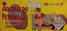 Comics Albi Colibri No. 38 - Arcibaldo e Petronilla: La musica diabolica - 1948