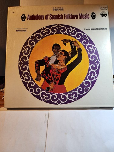 Anthology Of Spanish Folklore Music 1972 Box Set Everest SDBR 3286 - VG+ R27