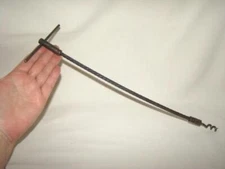 Vintage 1940 DURA-HOOK Pulling Tool Or Implement, Flexible Cable & Screw End