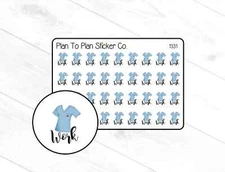 1331~~Nurse Work Tracker Planner Stickers.