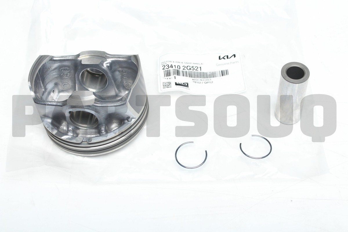 234102G521 Genuine Hyundai / KIA PISTON & PIN & SNAP RING ASSY | eBay
