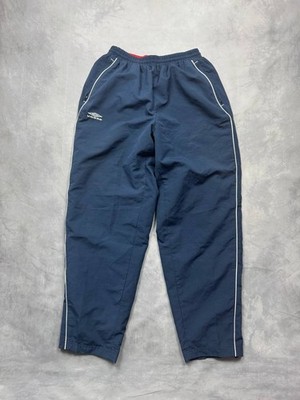 Umbro Vintage Mens Nylon Parachute Pants Size M Sweatpants Navy