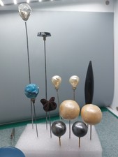 Lot De 11 Pic A Chapeau Ancien.  Épingles. Dont Un En Micro Mosaïque Style Camé 