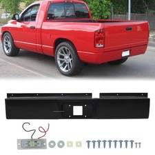 Rear Bumper Roll Pan Led Light Fits Dodge Ram 1500 2500 3500 2003-2008 Black