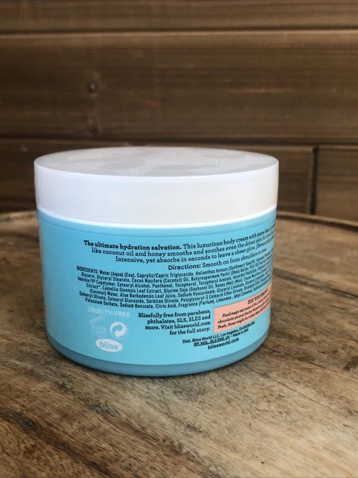 Crema corporal ultra sedosa Bliss "Oh, That's Rich" (7 oz) - Jugoso aroma a melocotón Foto 3 de 4