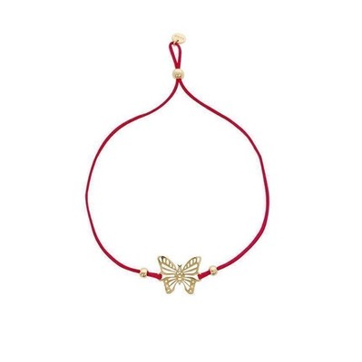 Dior Butterfly alita Armband S Rot/Gold 5ET0326 127289215