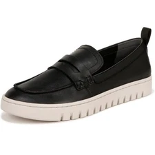 Vionic Uptown Slip On Loafer Womens 13 Medium Black Leather New