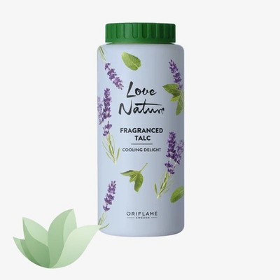 Oriflame Love Nature Fragranced Talkum Cooling Delight Lavender & Mint | PREORDER