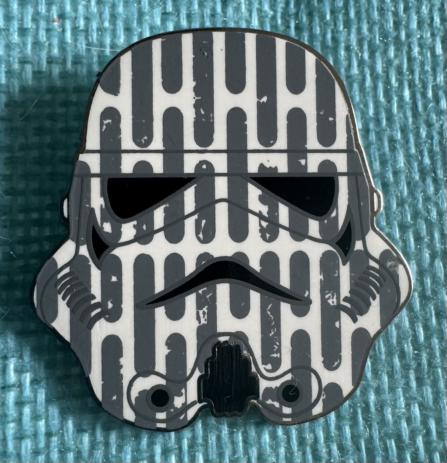 Star Wars Stormtrooper Helmets Mystery Pins - Gray Grate Disney Pin