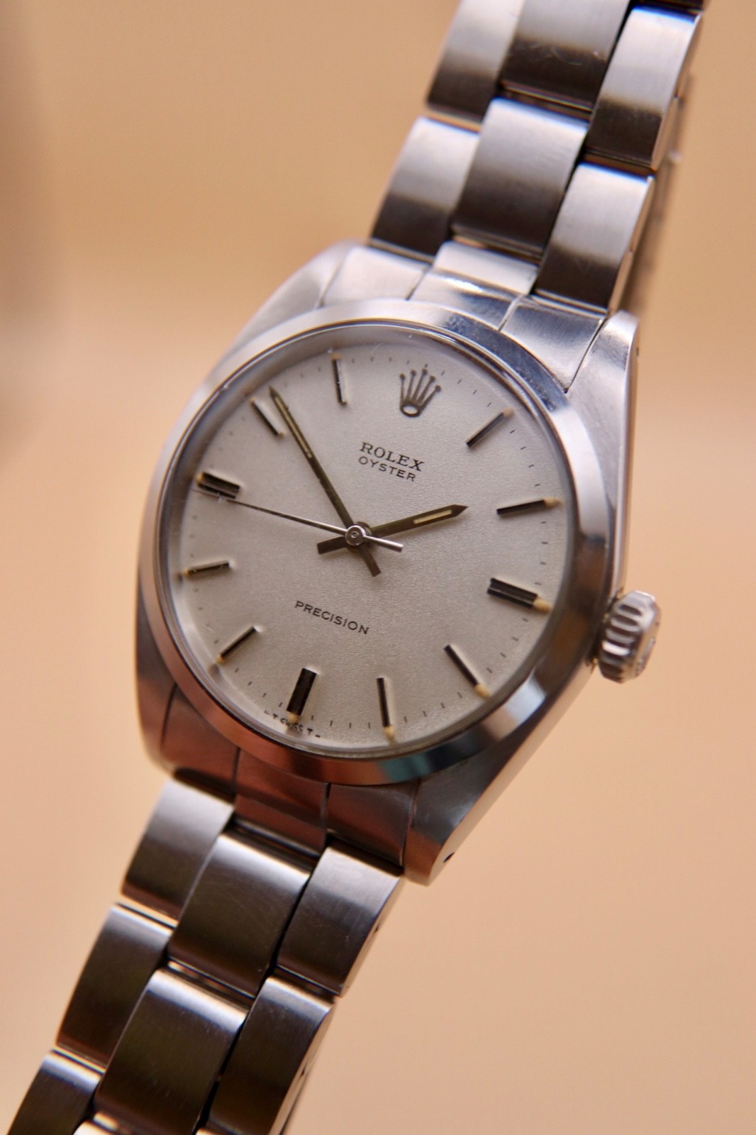 ROLEX OYSTER PRECISION VINTAGE WATCH 1971 REF. 6426 UNPOLISHED ORIGINAL image 3