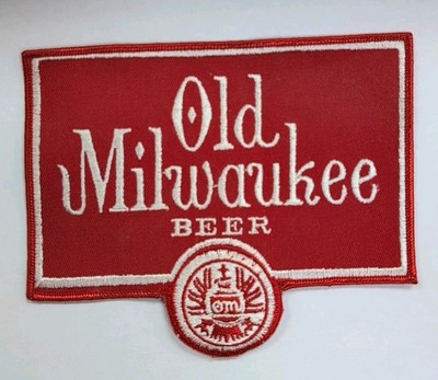 Large Beer Patch ~ OLD Milwaukee Beer ~ 6 X 4 Uniform BEER PATCH