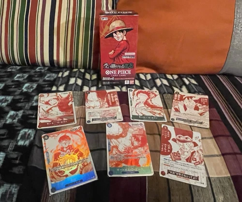 ONE PIECE Sealed BOX OP13 OP-13 Inherited Will & Complete set of 7 Promo From JP